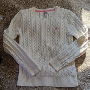 Lilly Pultitzer Crew Neck Cotton Sweater Womens Size Medium
